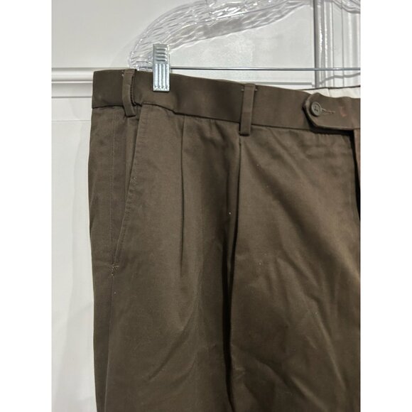 Jonathan Quale Reserve NWT Brown Rootbeer Cotton Pants 44 Long - Picture 4 of 11